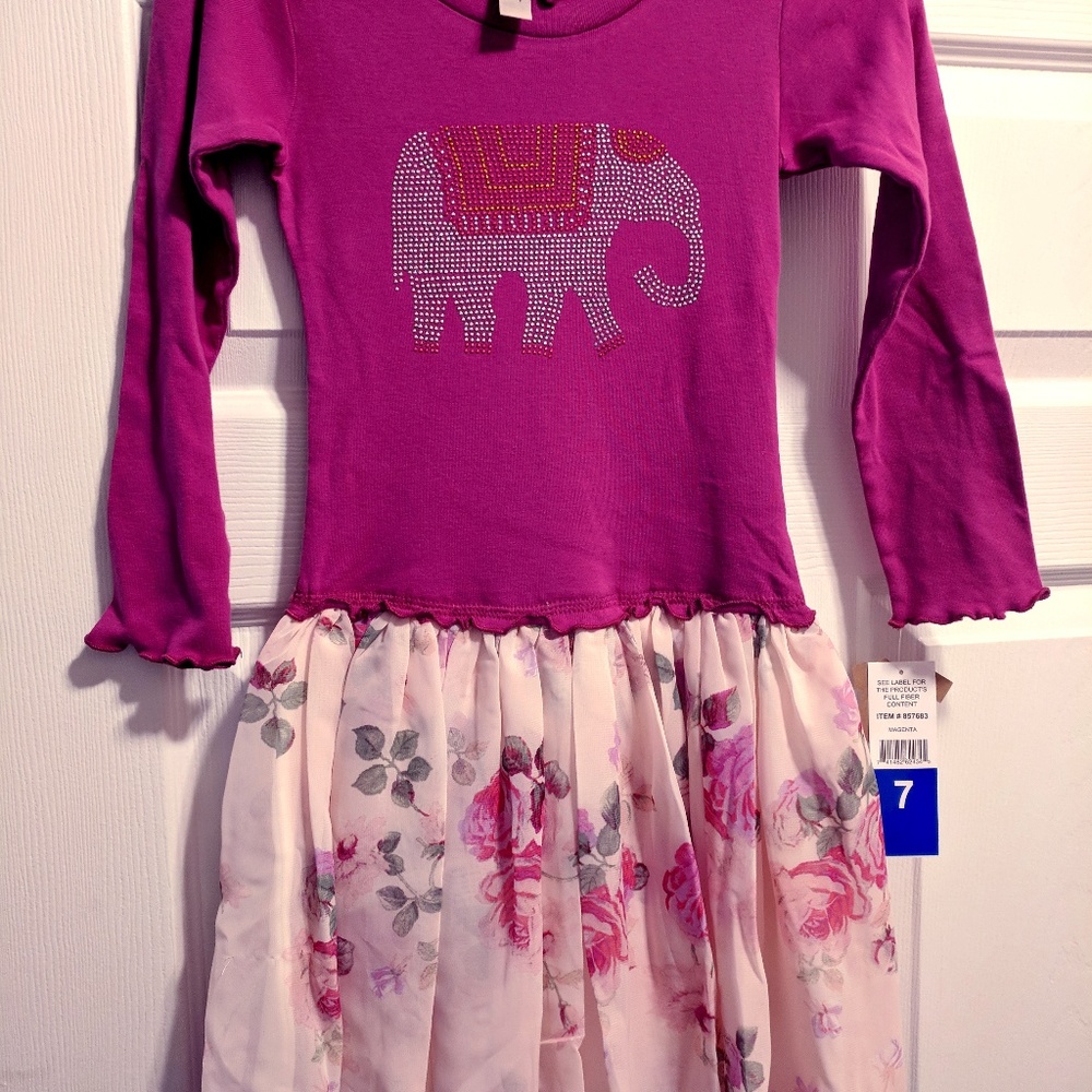 pink\purple dress